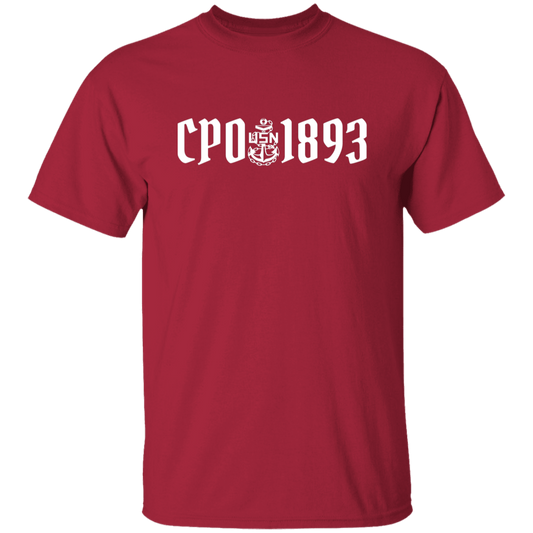 CPO 1893 White 5.3 oz. T-Shirt