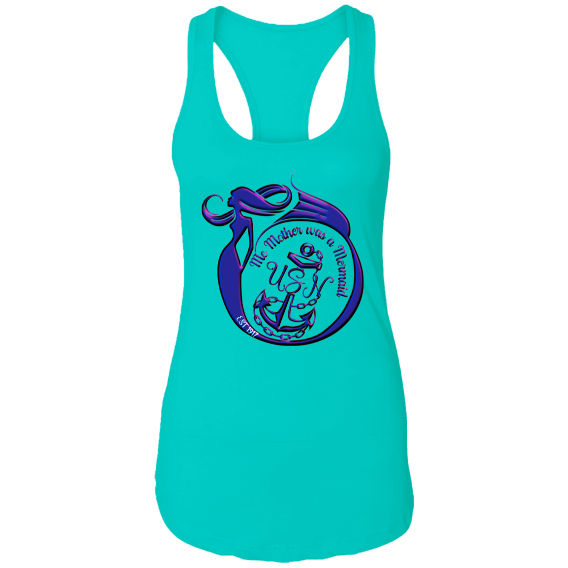 Me Mother Ladies Racerback Tank