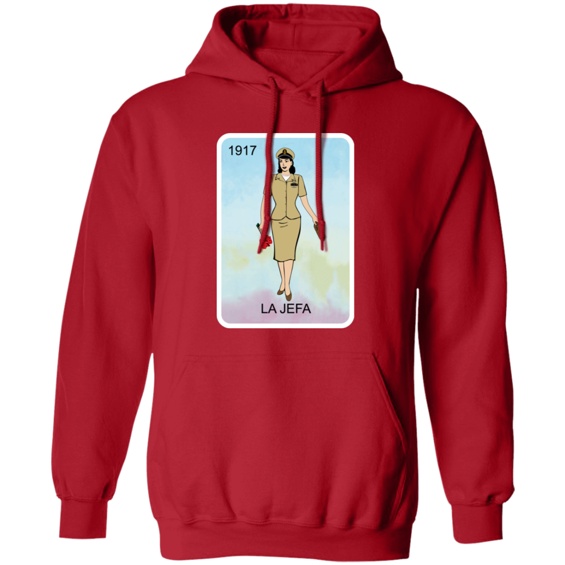 La Jefa Brown Shoe Pullover Hoodie
