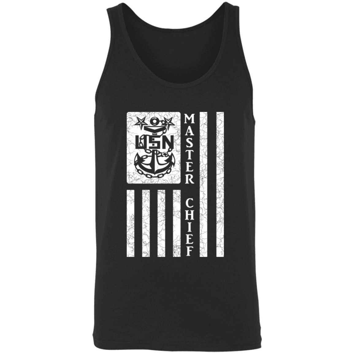 Master Chief Flag White Unisex Tank