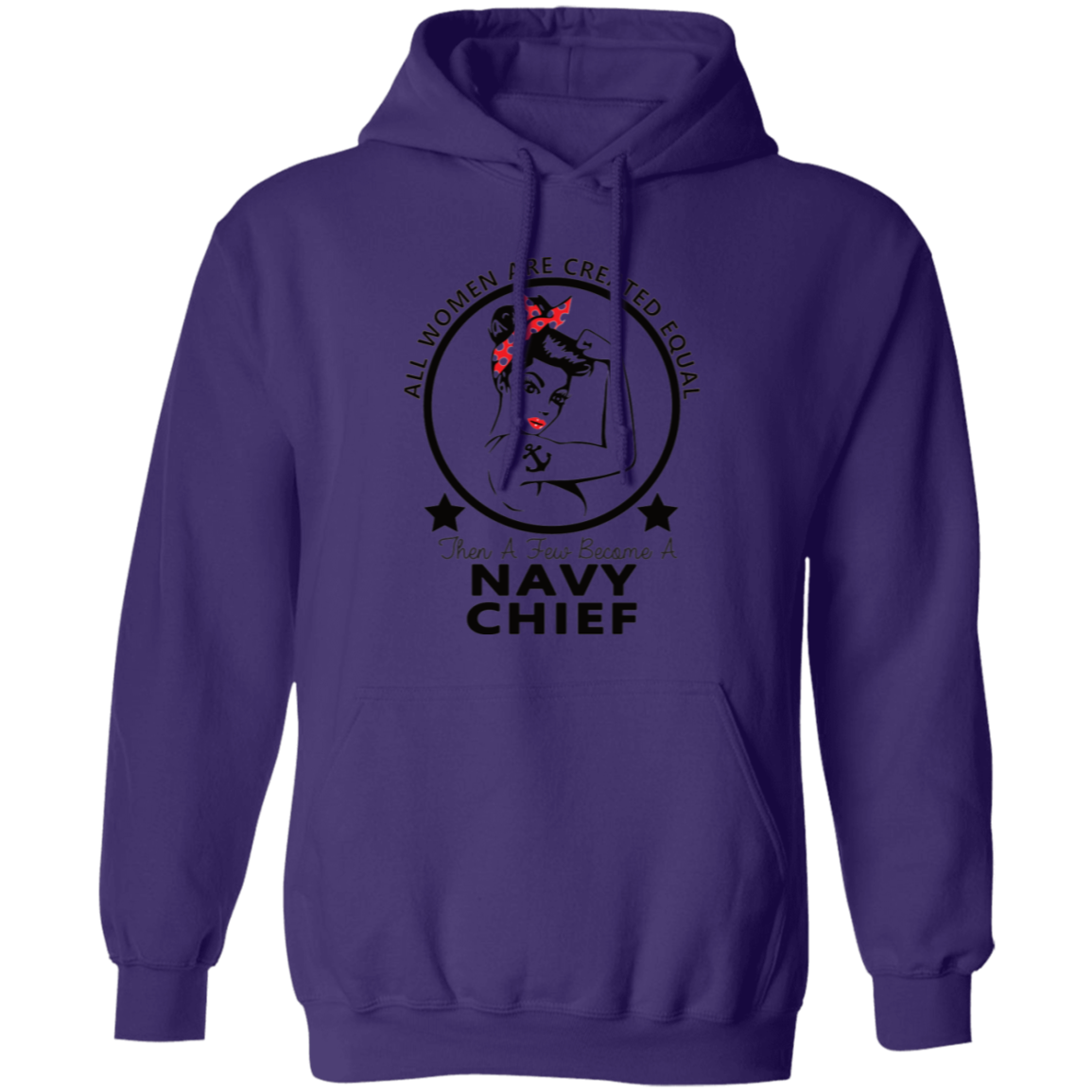 Navy Girl Chief Pullover Hoodie