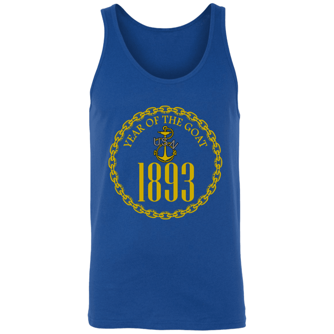 Year of the Goat Gold Unisex Tank