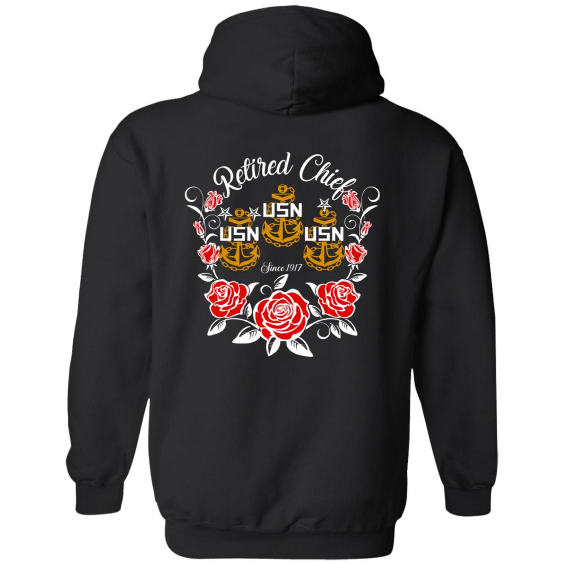 Retired Chief Rose FB Pullover Hoodie