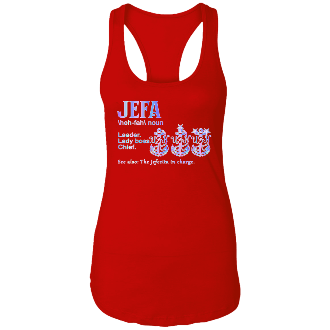 Jefa Definition Racerback Tank