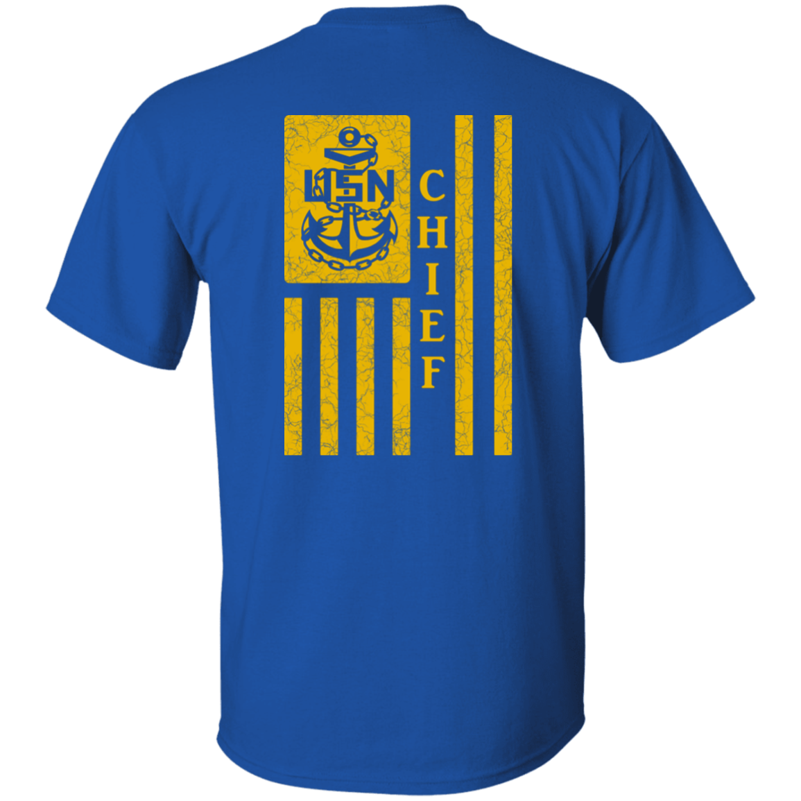 Chief Flag Front and Back 5.3 oz. T-Shirt