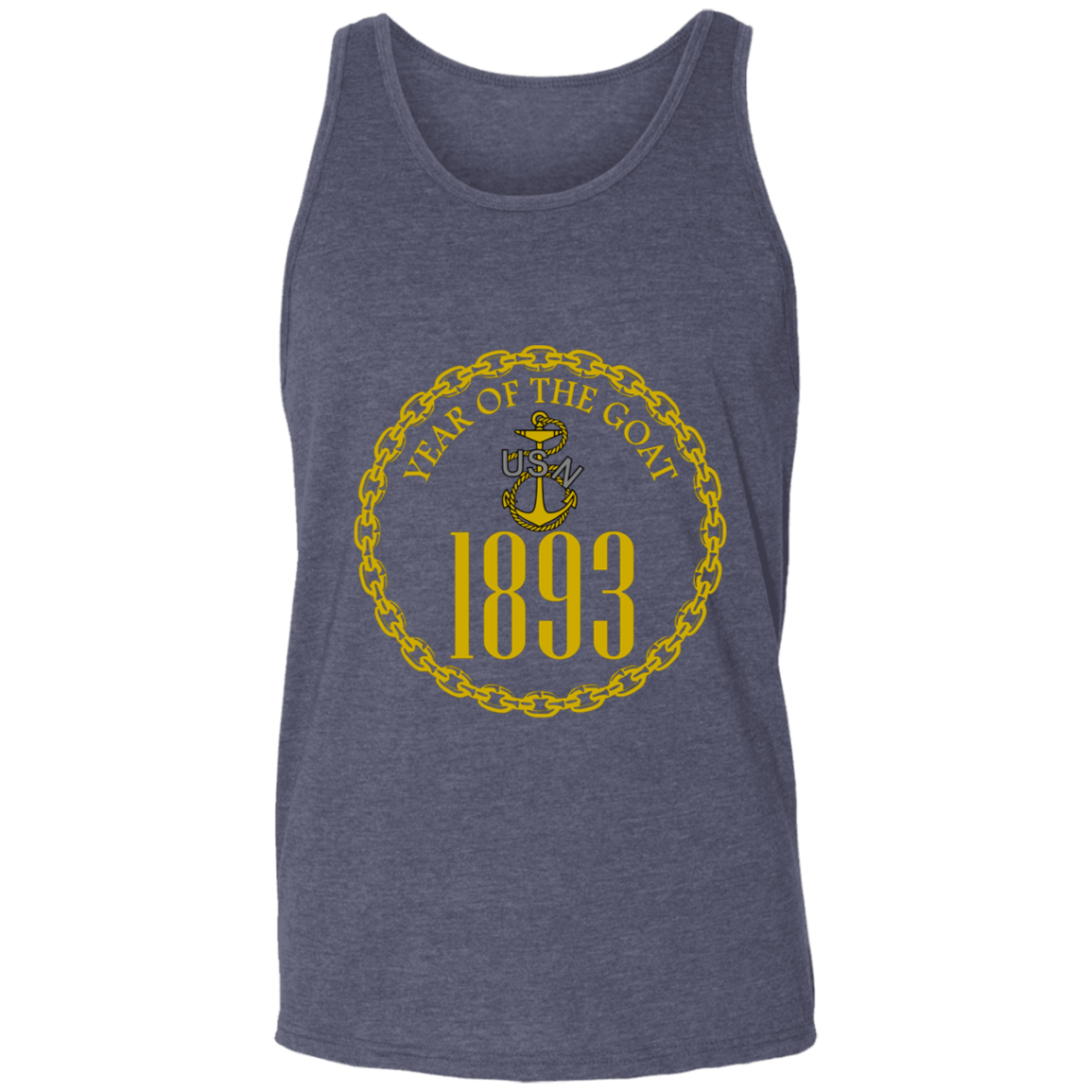 Year of the Goat Gold Unisex Tank