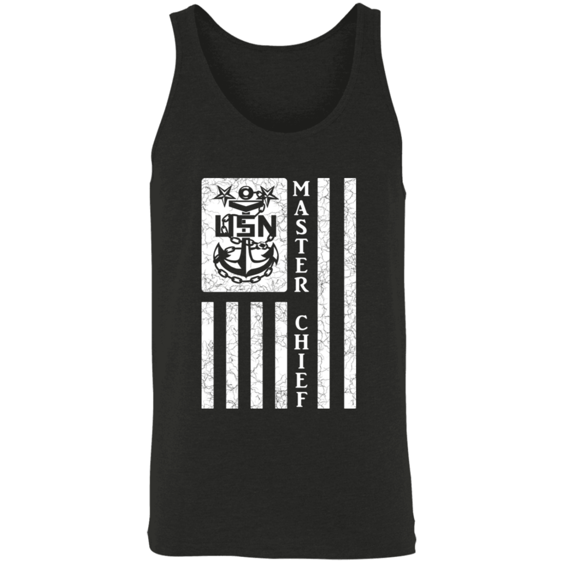 Master Chief Flag White Unisex Tank