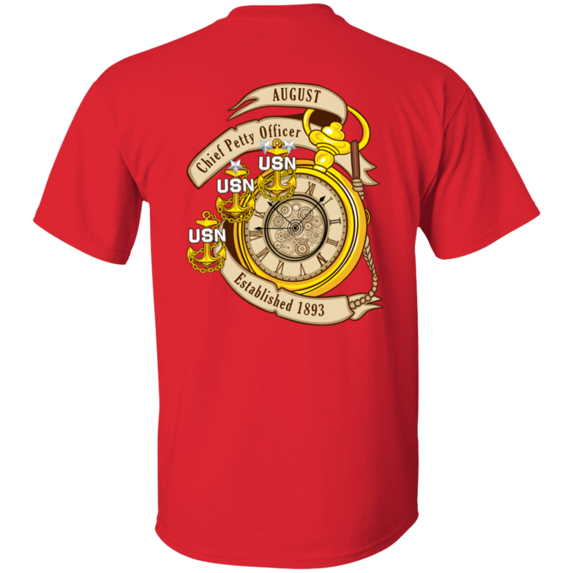 August CPO Two Sides 5.3 oz. T-Shirt