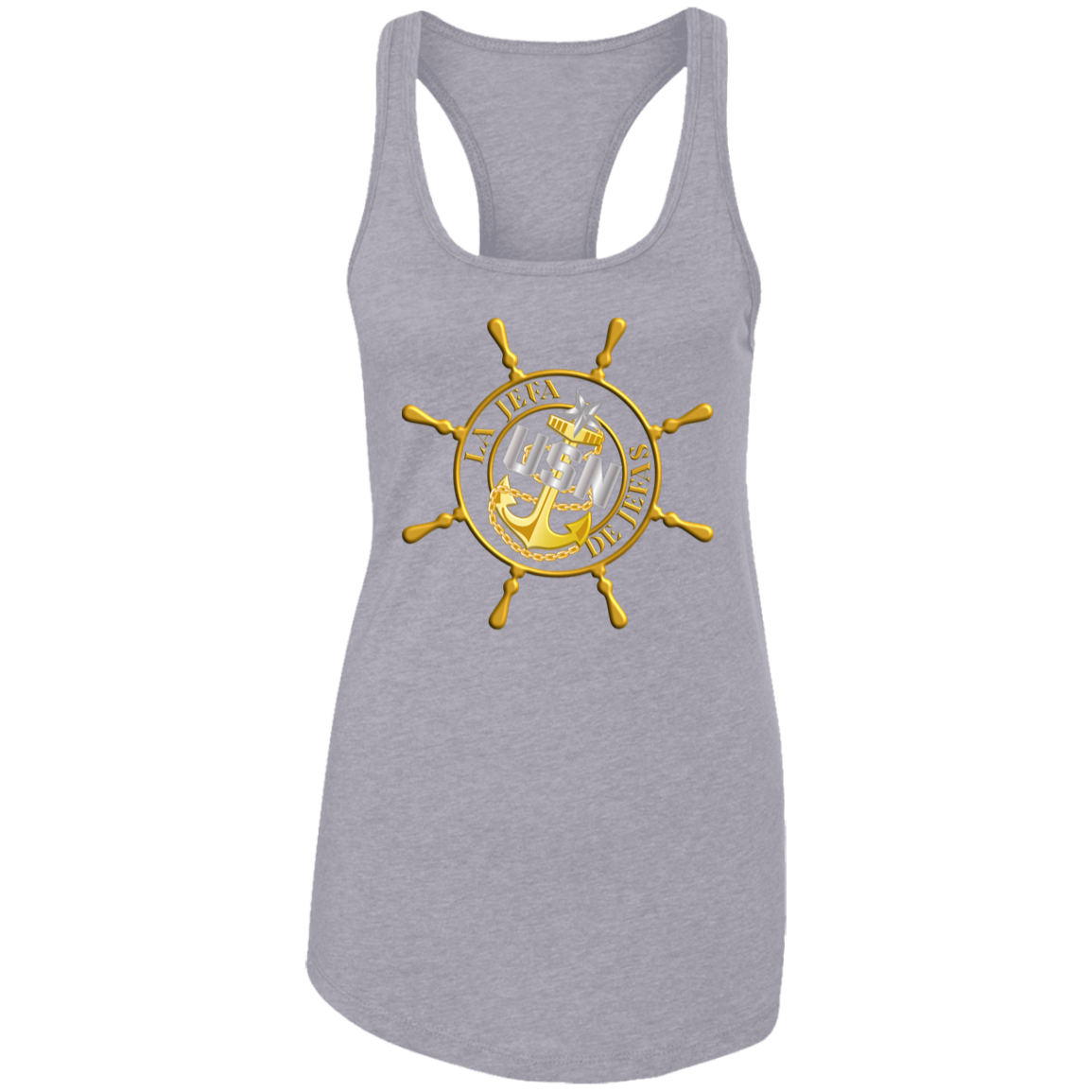 Ships Wheel Senior Jefa Racerback Tank