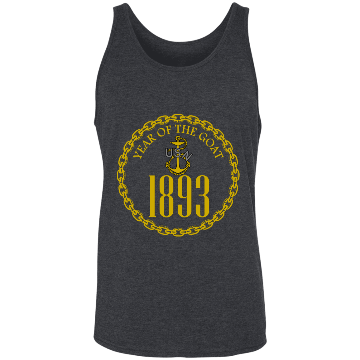 Year of the Goat Gold Unisex Tank