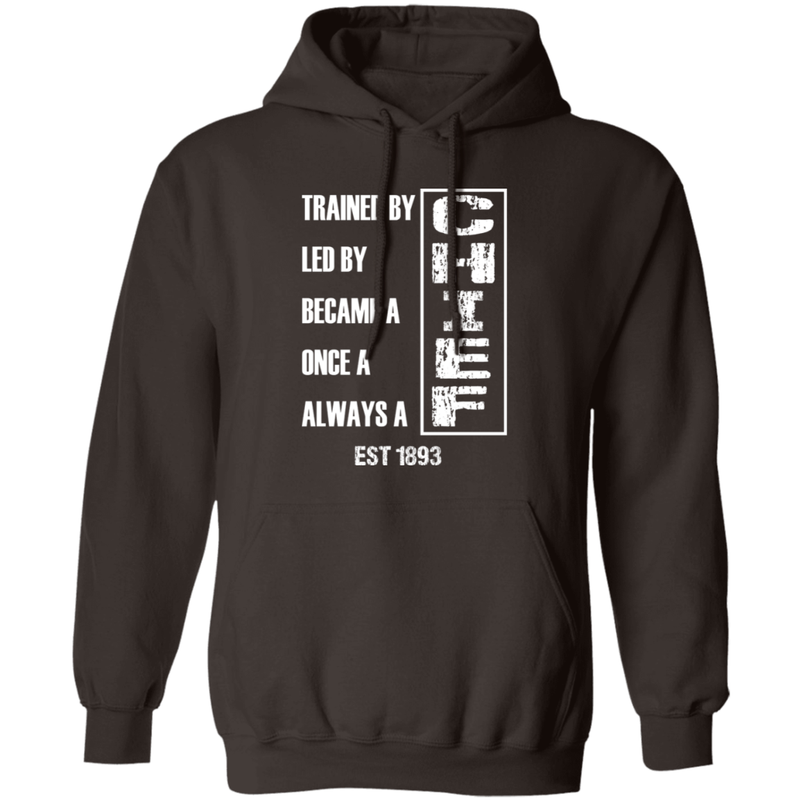 Always A Chief Pullover Hoodie White
