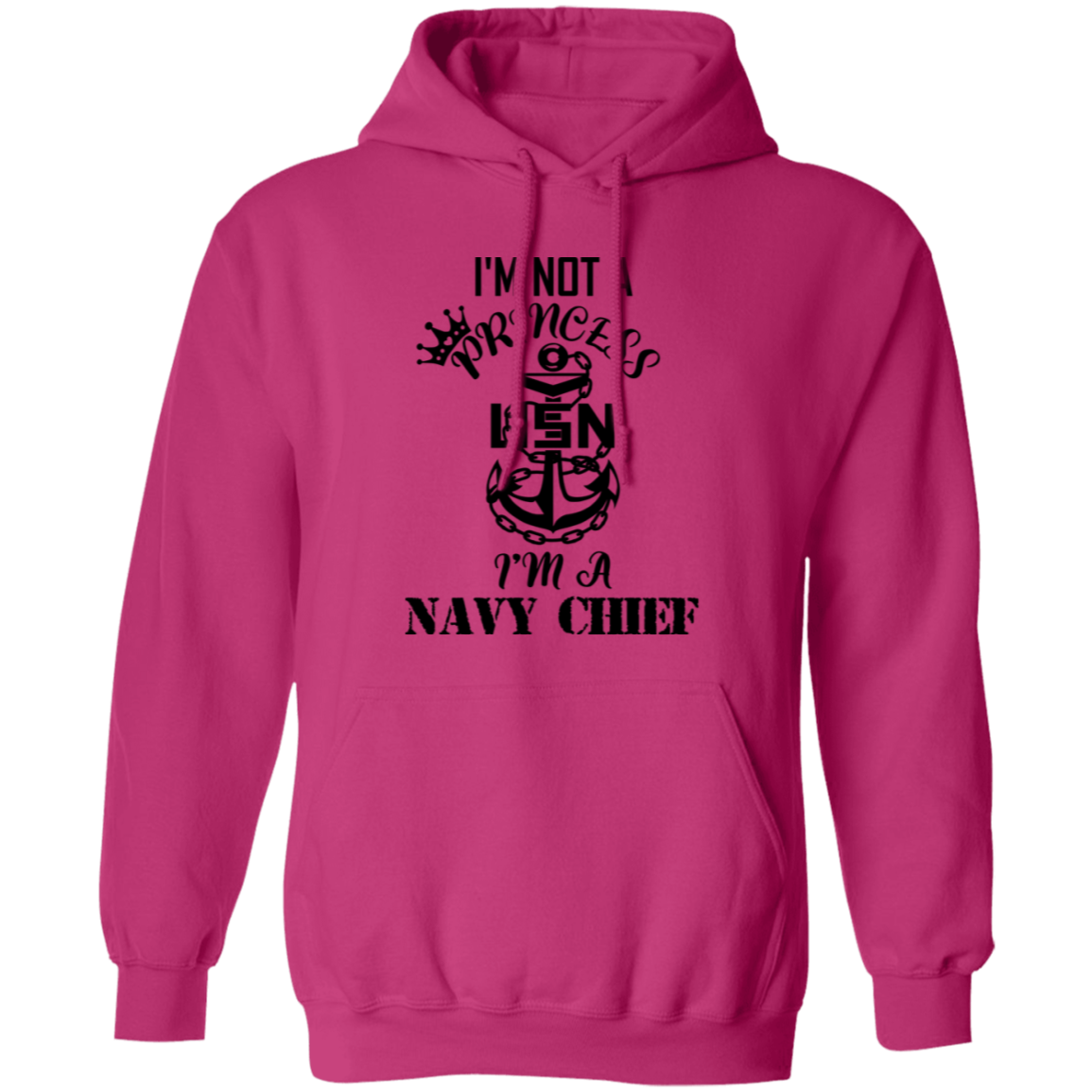 I'm not a Princess Pullover Hoodie