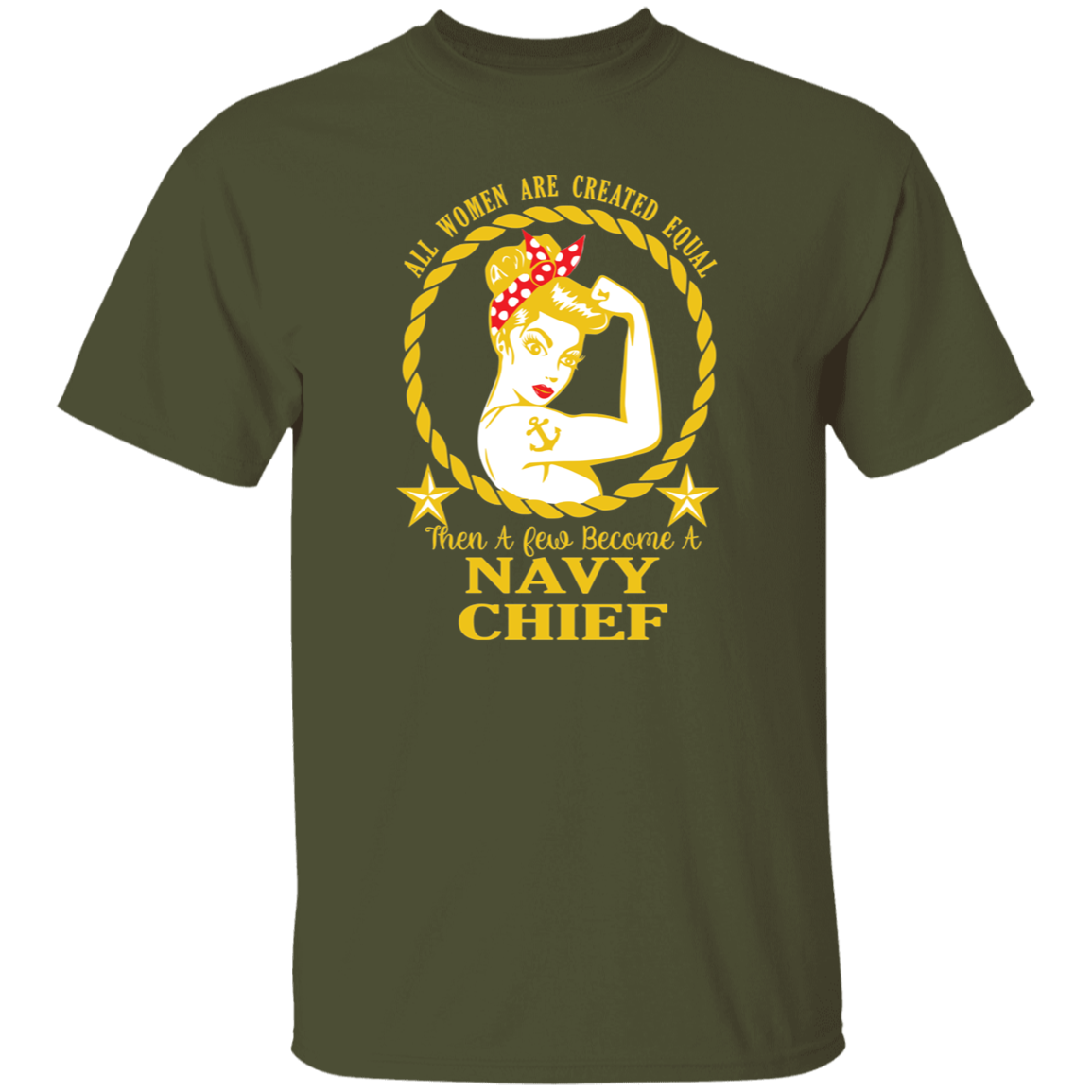 Navy Girl V2 5.3 oz. T-Shirt