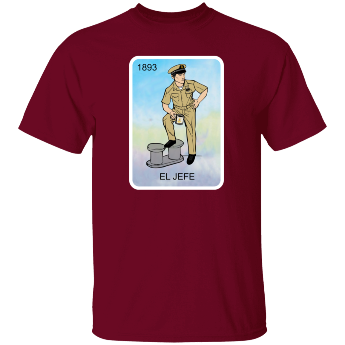 El Jefe Card 5.3 oz. T-Shirt