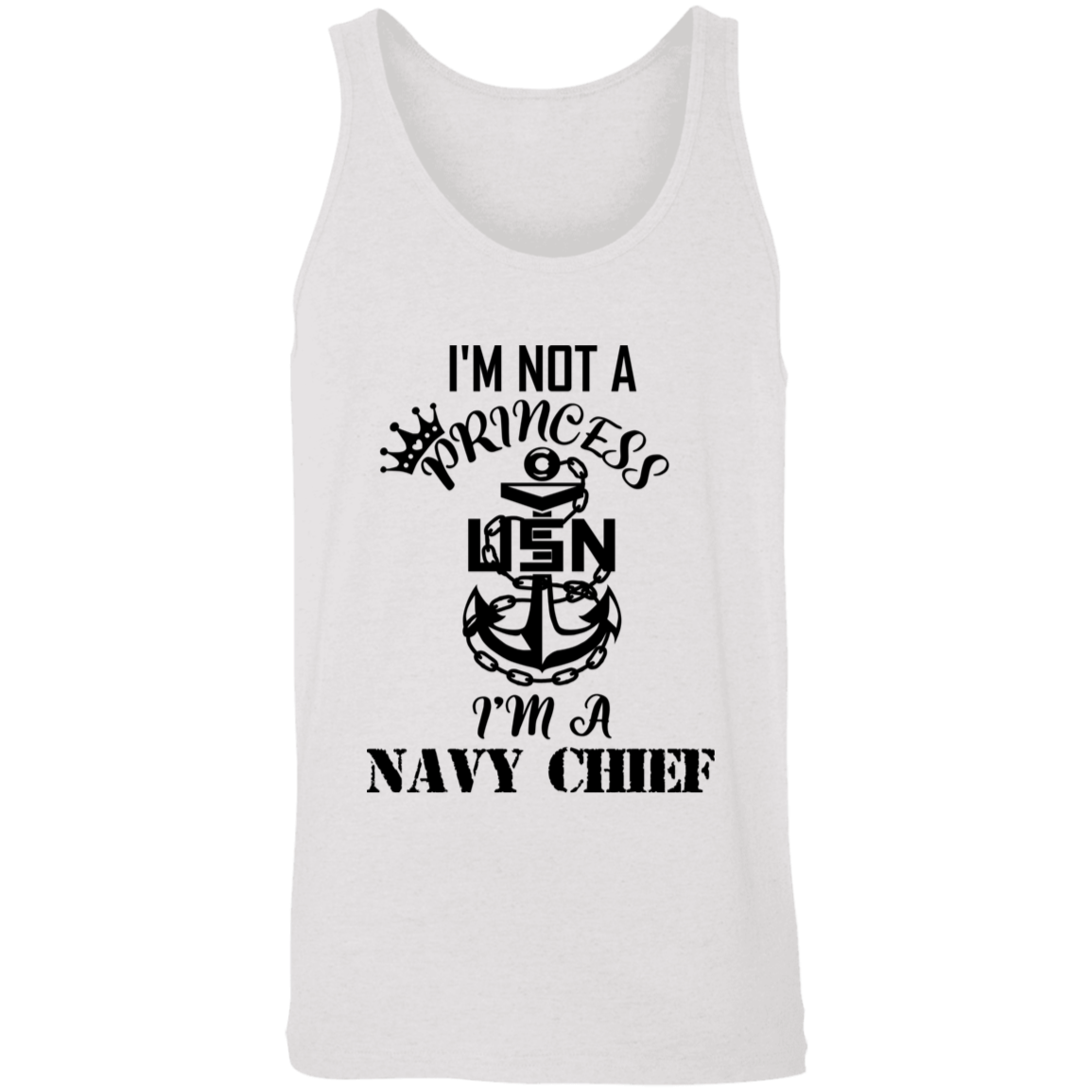 I'm not a Princess Unisex Tank