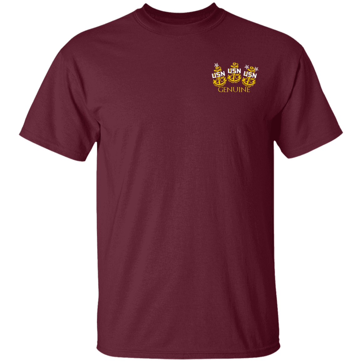 Chief Flag Front and Back 5.3 oz. T-Shirt