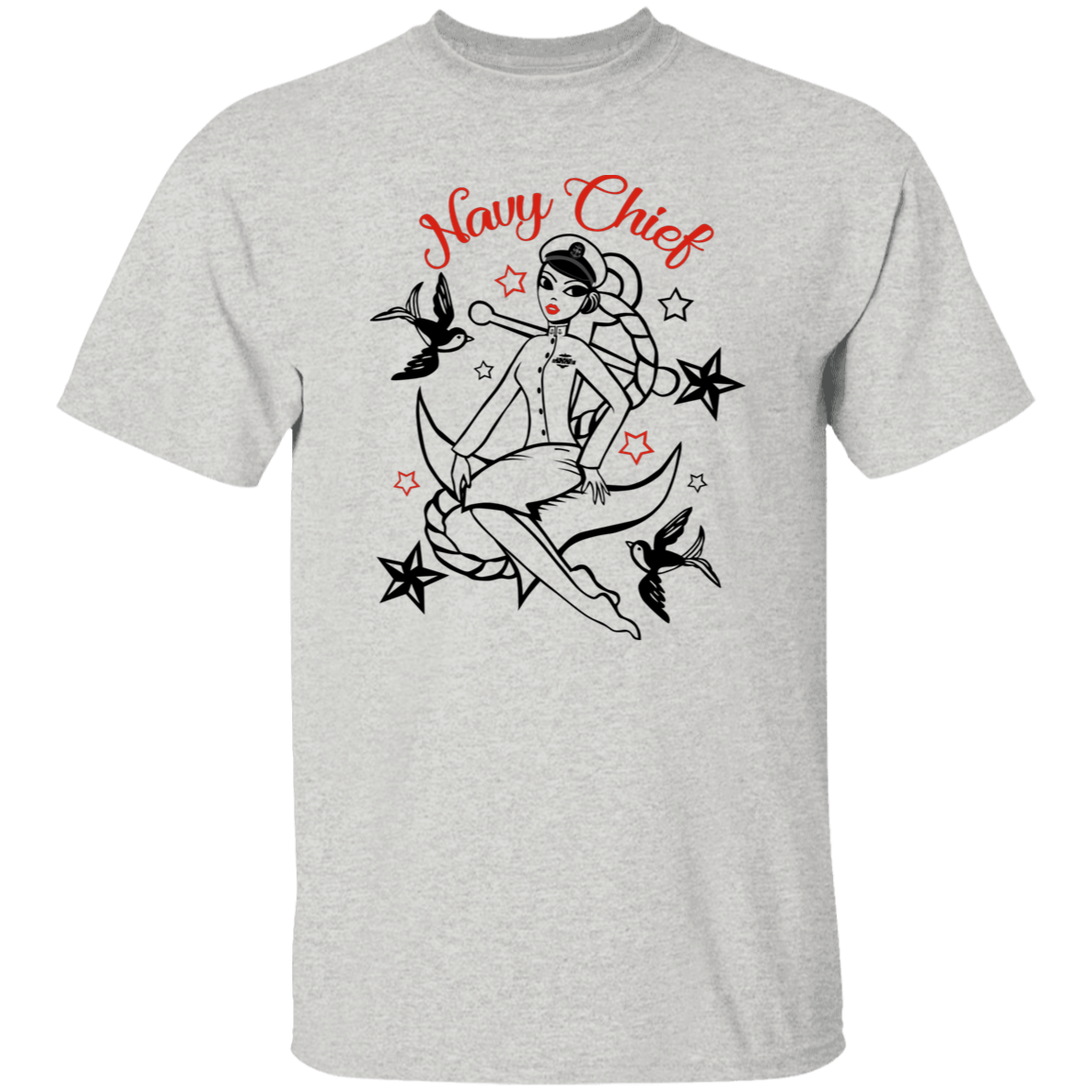 Navy Chief Pin Up 5.3 oz. T-Shirt