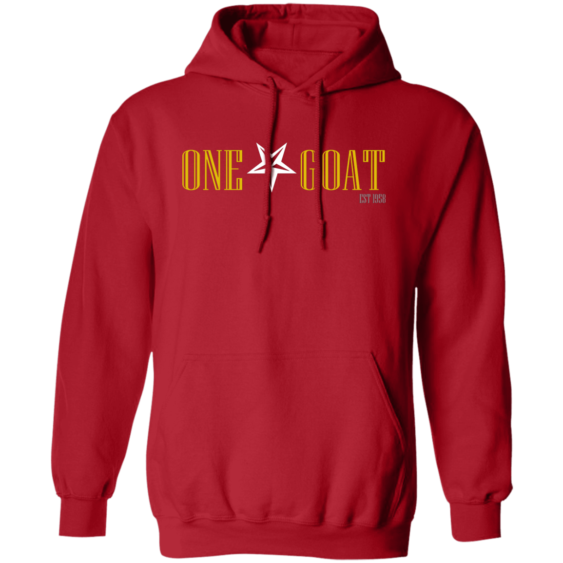 One Star Goat Gold Pullover Hoodie