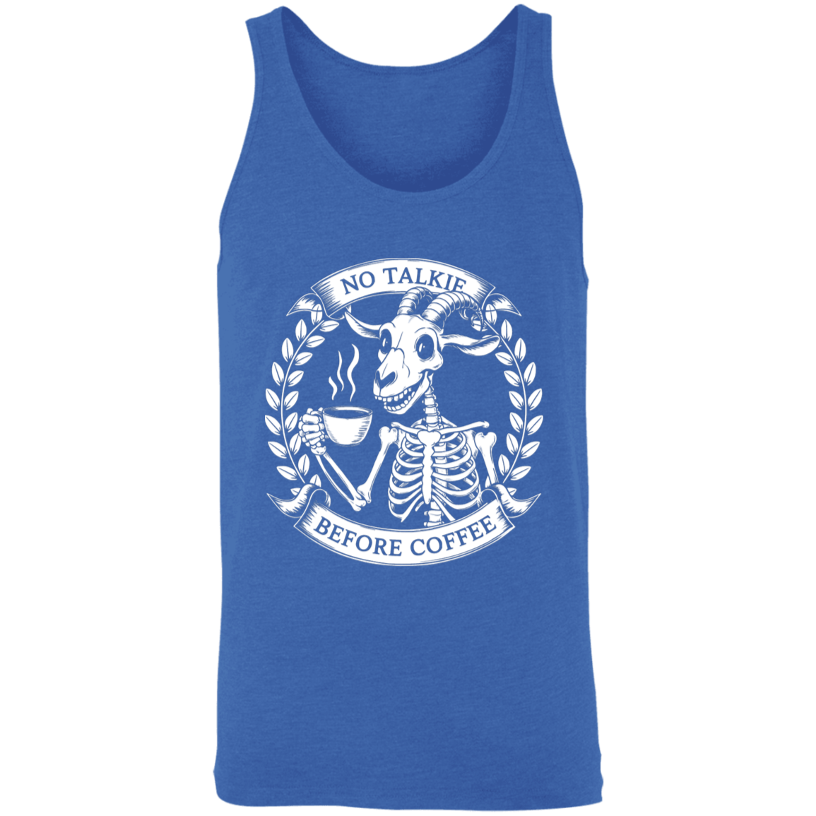 No Talkie Before Coffee Unisex Tank