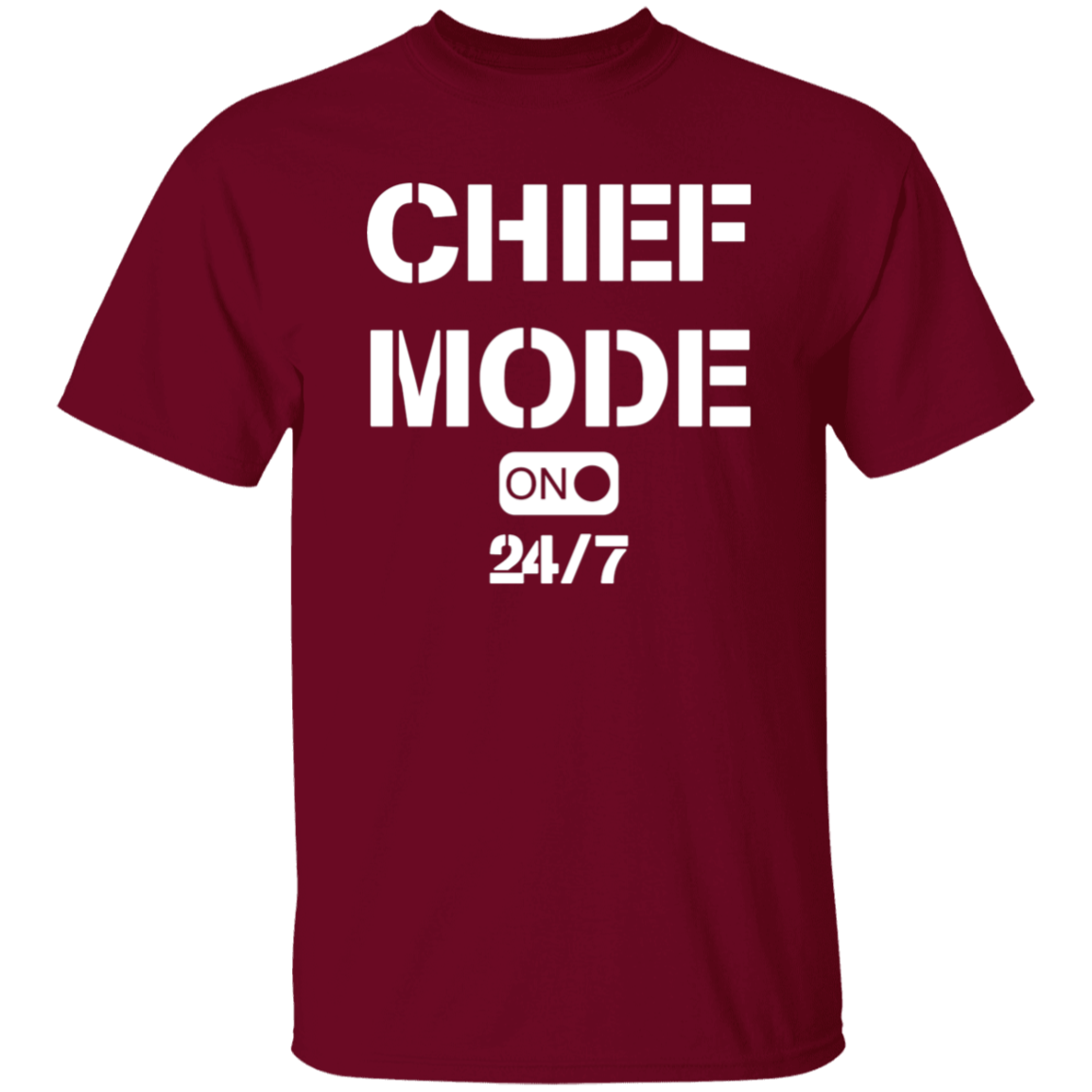 Chief Mode White 5.3 oz. T-Shirt