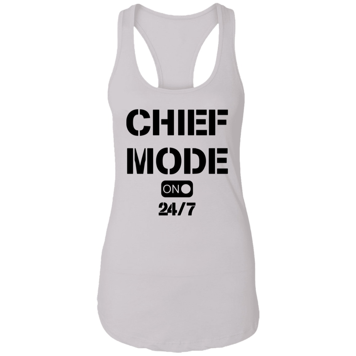 Chief Mode Ladies Racerback Tank
