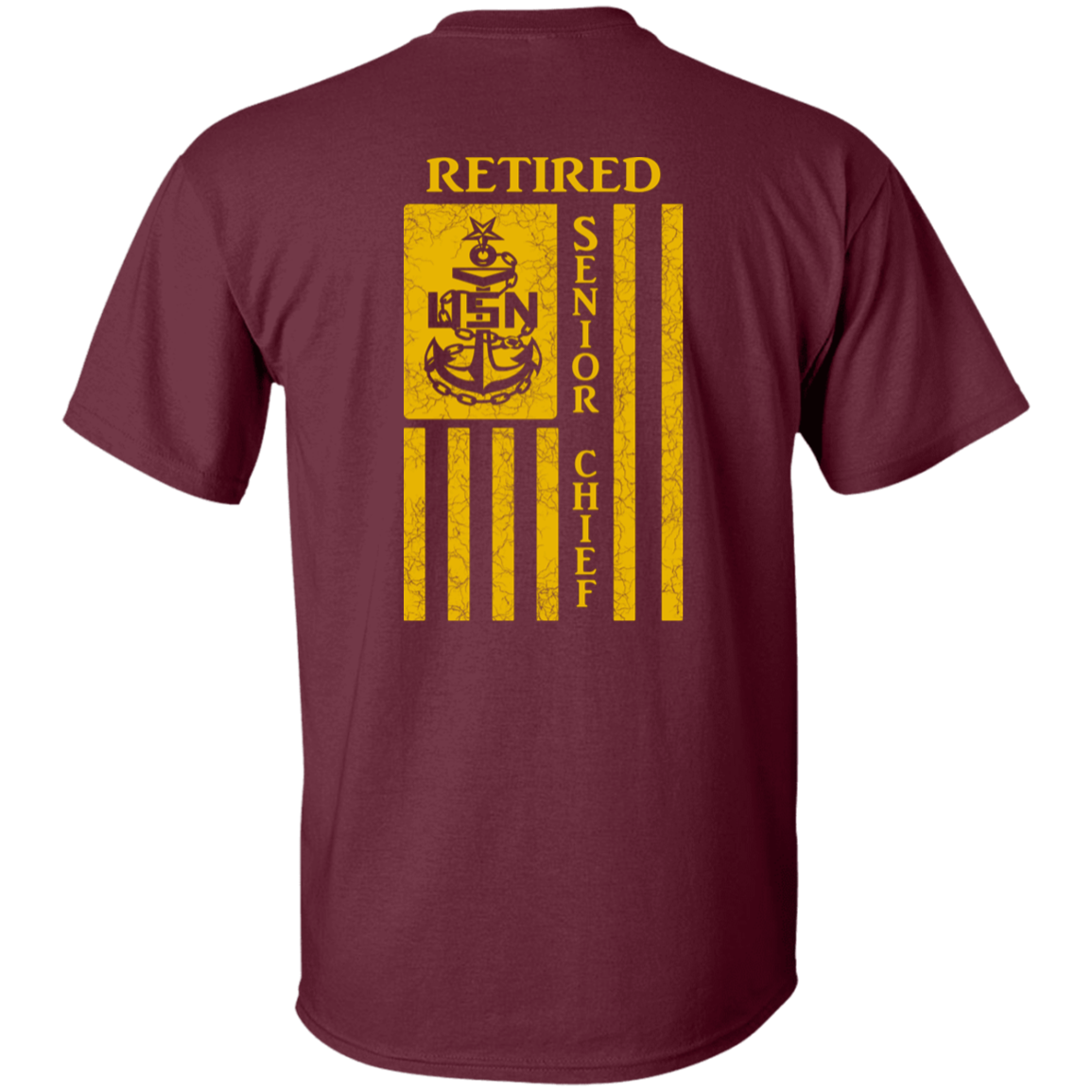 Retired Senior Chief Flag FB T-Shirt