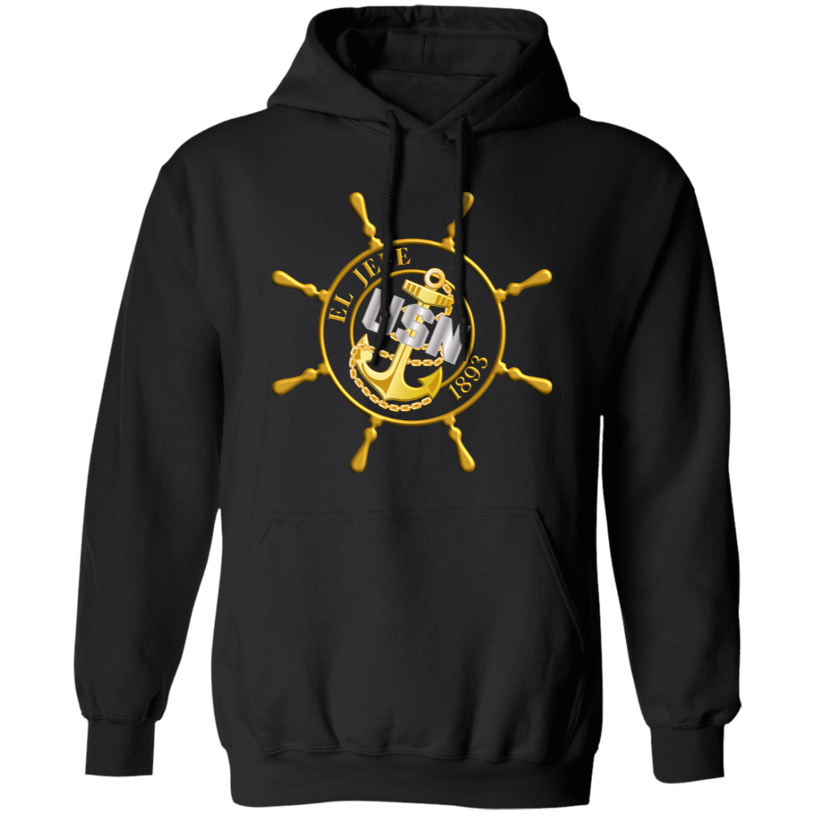 Ships Wheel Jefe Pullover Hoodie