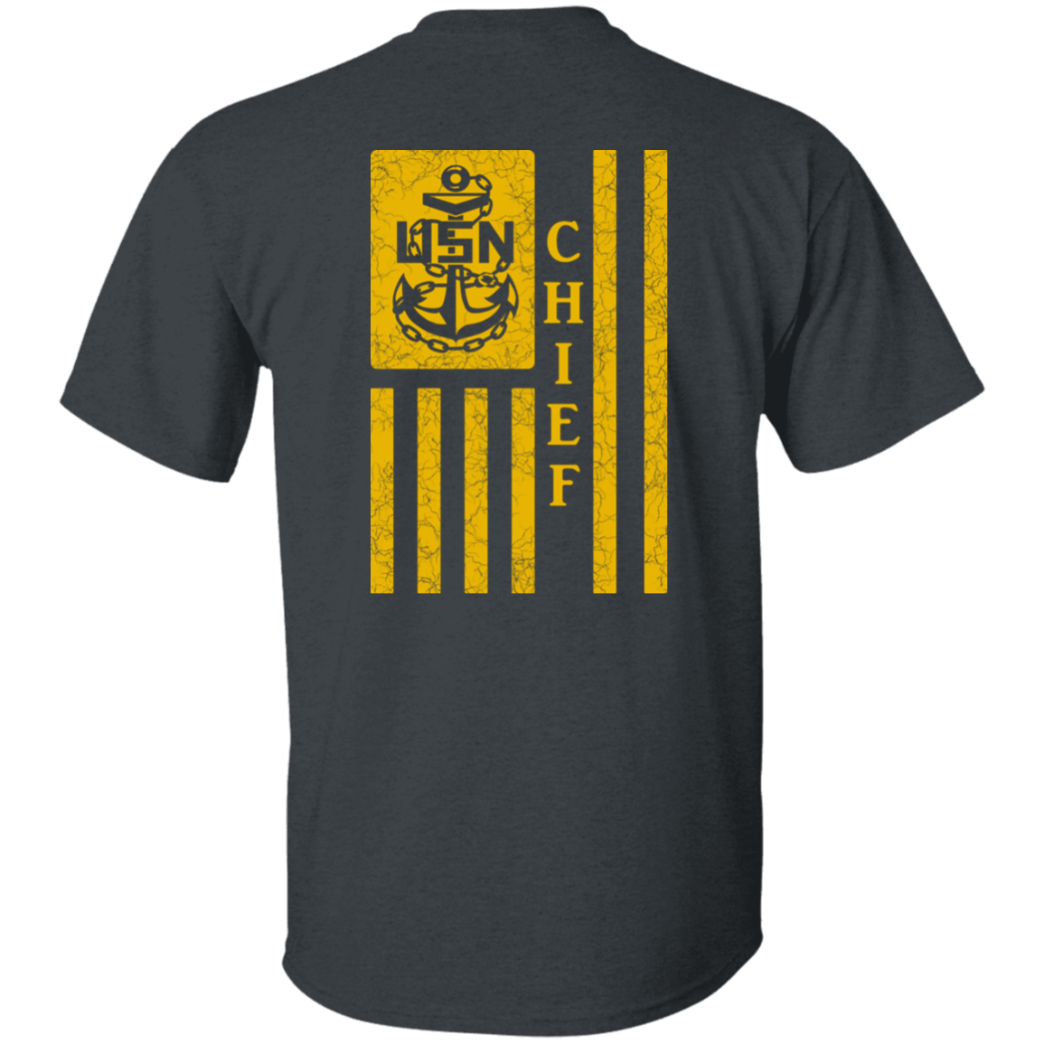 Chief Flag Front and Back 5.3 oz. T-Shirt