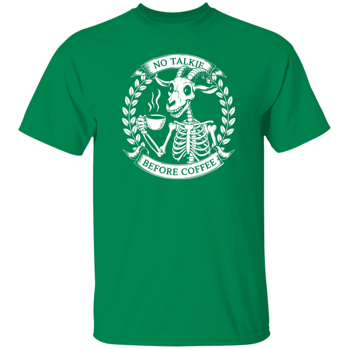 No Talkie Before Coffee 5.3 oz. T-Shirt