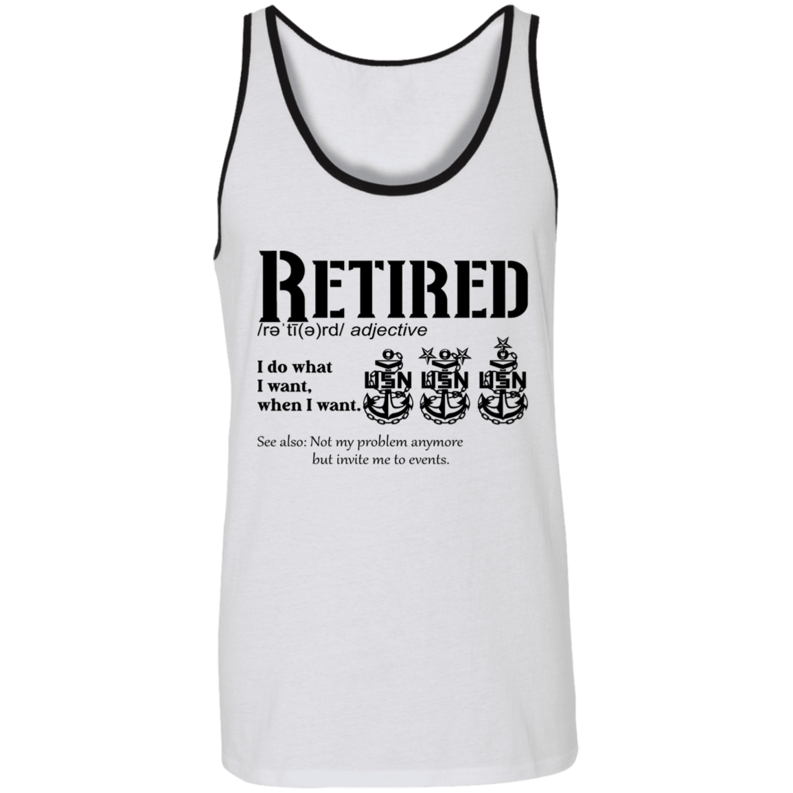 Retired Definition Unisex Tank
