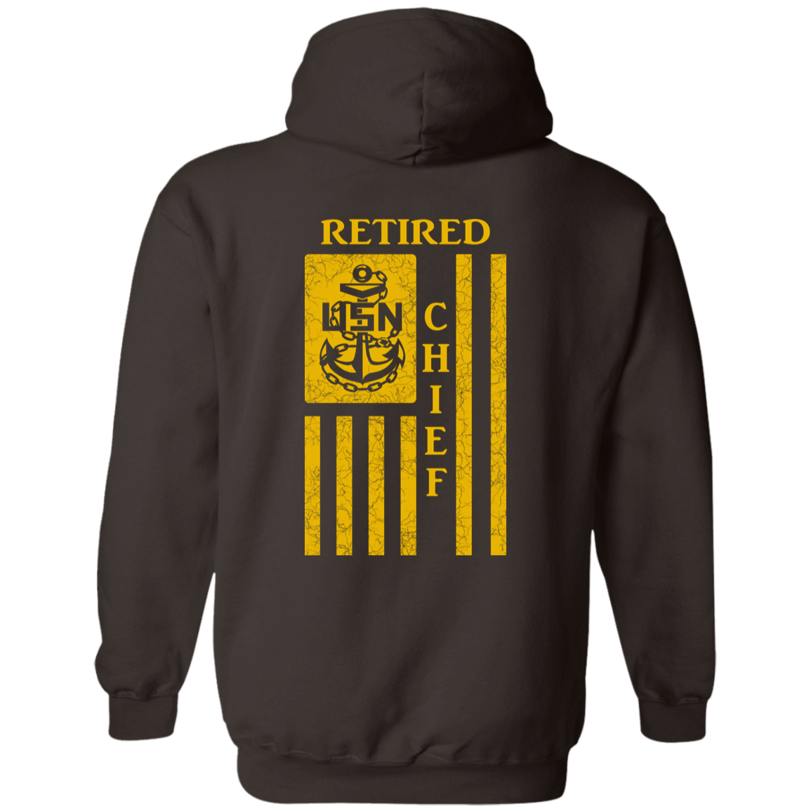 Retired Chief Flag FB Pullover Hoodie