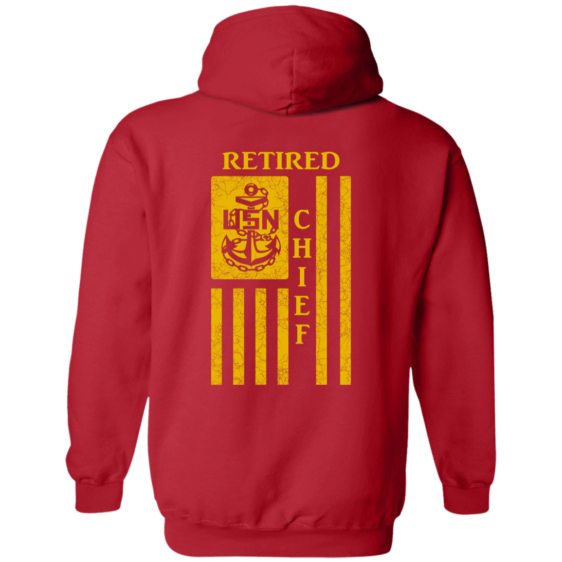 Retired Chief Flag FB Pullover Hoodie