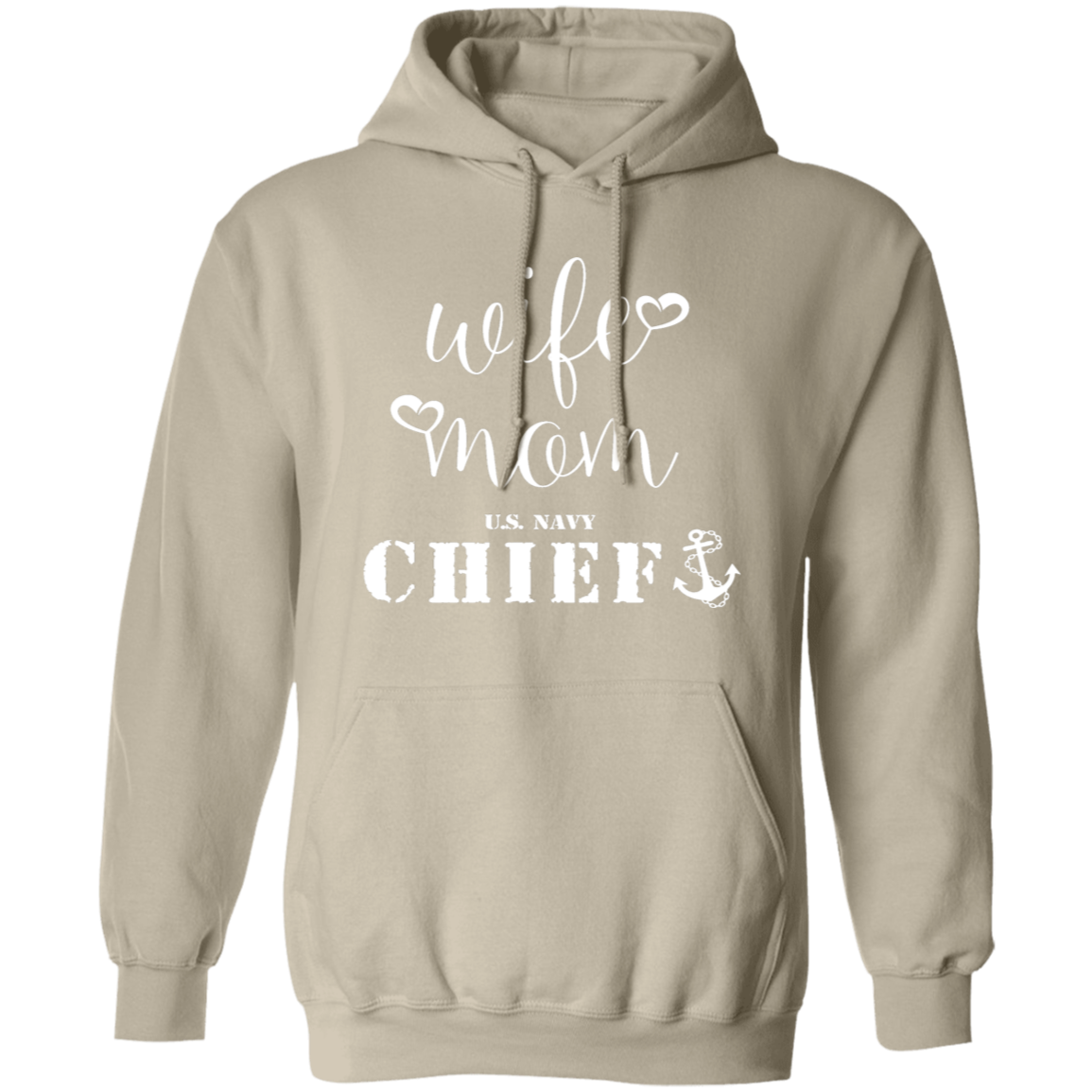 WMC White Pullover Hoodie