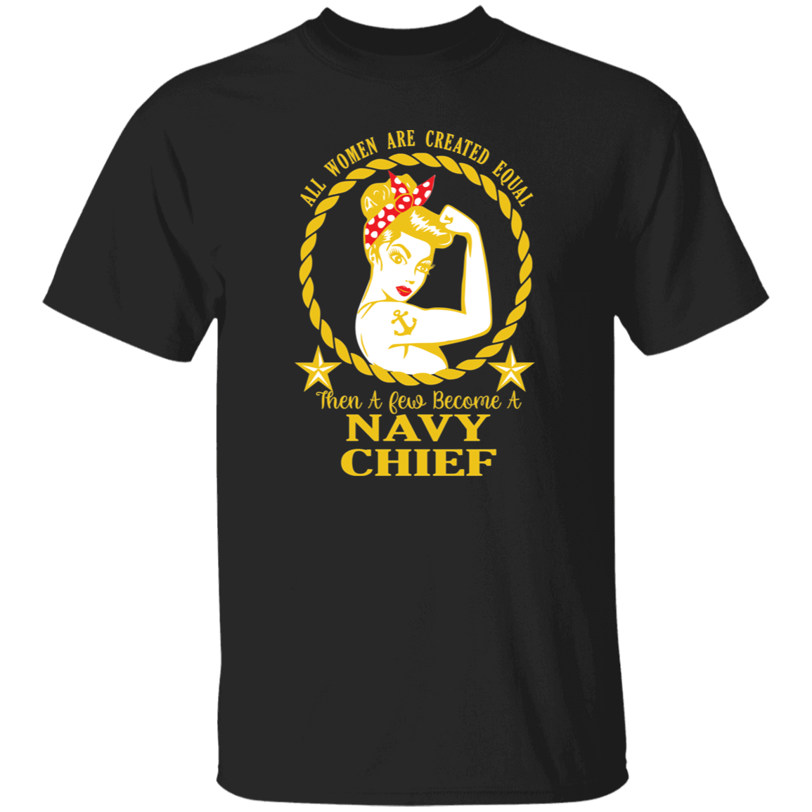 Navy Girl V2 5.3 oz. T-Shirt