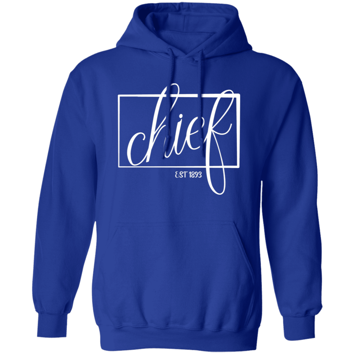 Chief 1893 White Pullover Hoodie