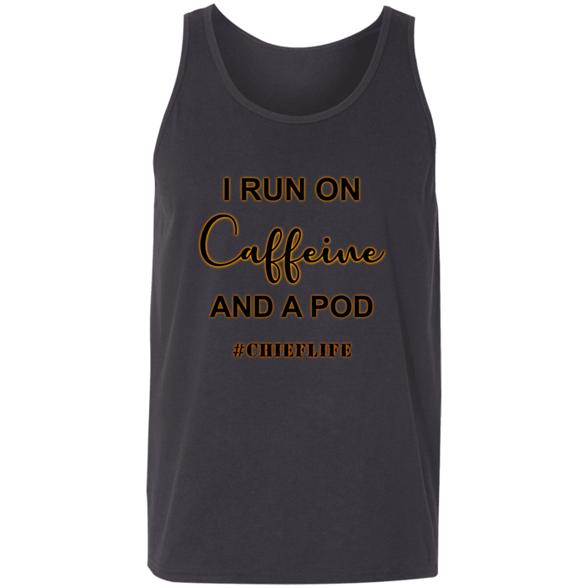 I Run On Caffeine Unisex Tank