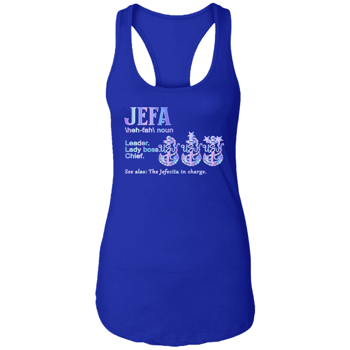 Jefa Definition Racerback Tank