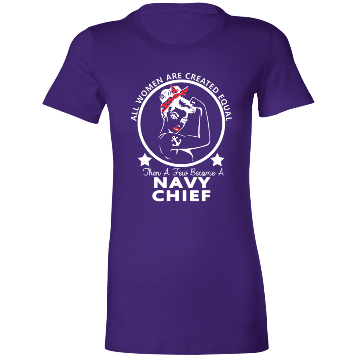 Navy Girl Chief White Ladies' Favorite T-Shirt