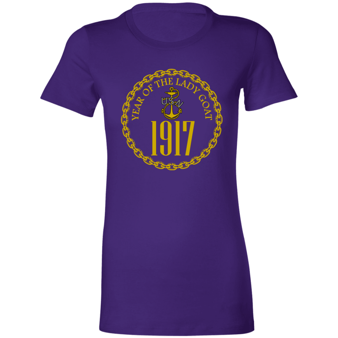 Year of the Lady Goat Gold Ladies' Favorite T-Shirt