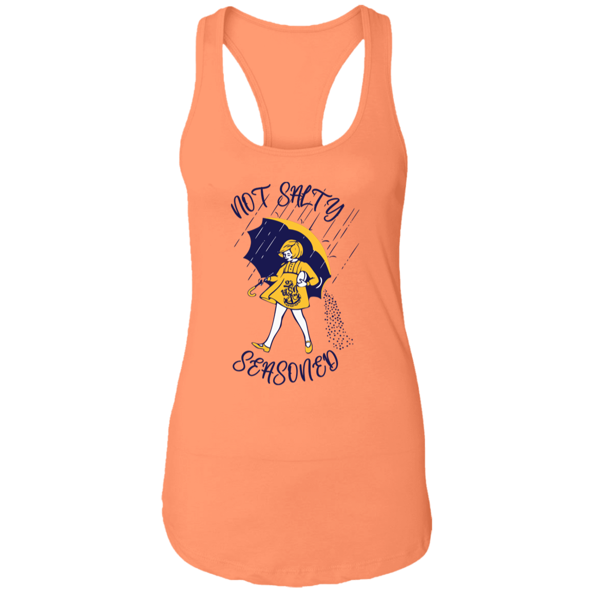 Not Salty Ladies Racerback Tank