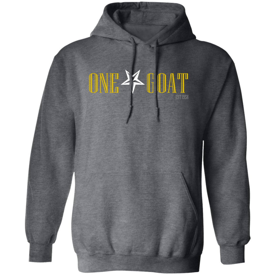 One Star Goat Gold Pullover Hoodie