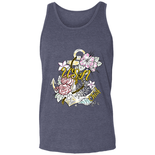 Wooden Anchor Unisex Tank
