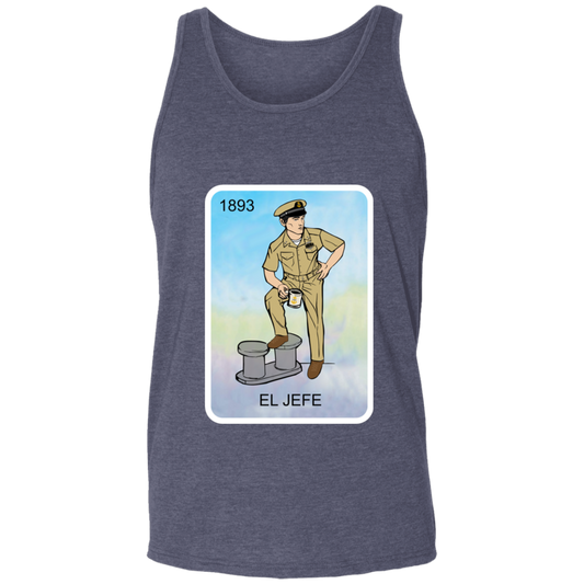 El Jefe Brown Shoe Card Unisex Tank