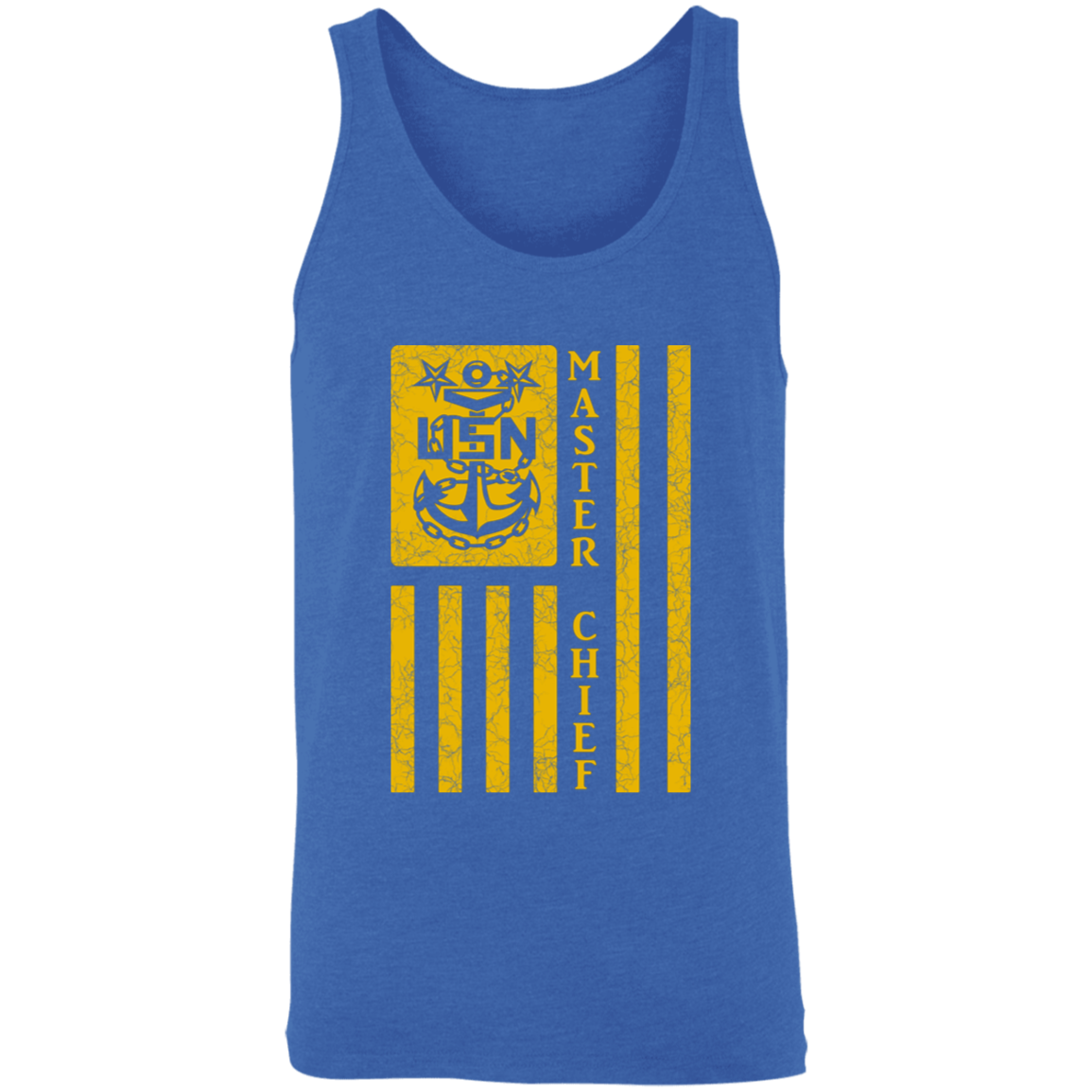 Master Chief Flag Gold Unisex Tank