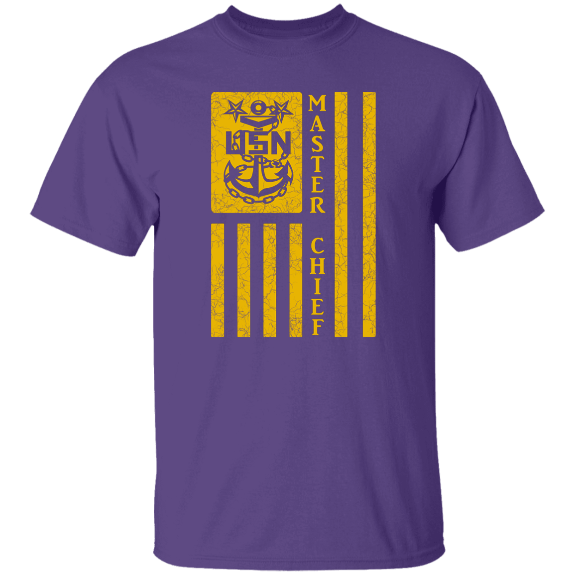 Master Chief Flag Gold 5.3 oz. T-Shirt