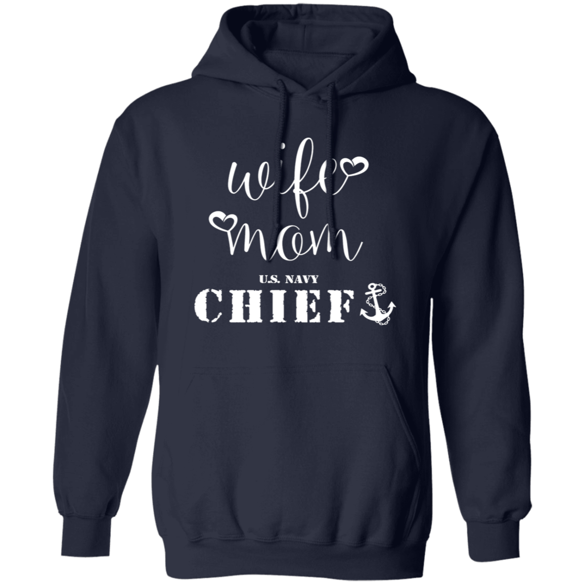 WMC White Pullover Hoodie