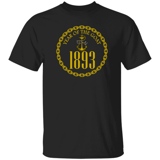 Year of the Goat Gold 5.3 oz. T-Shirt