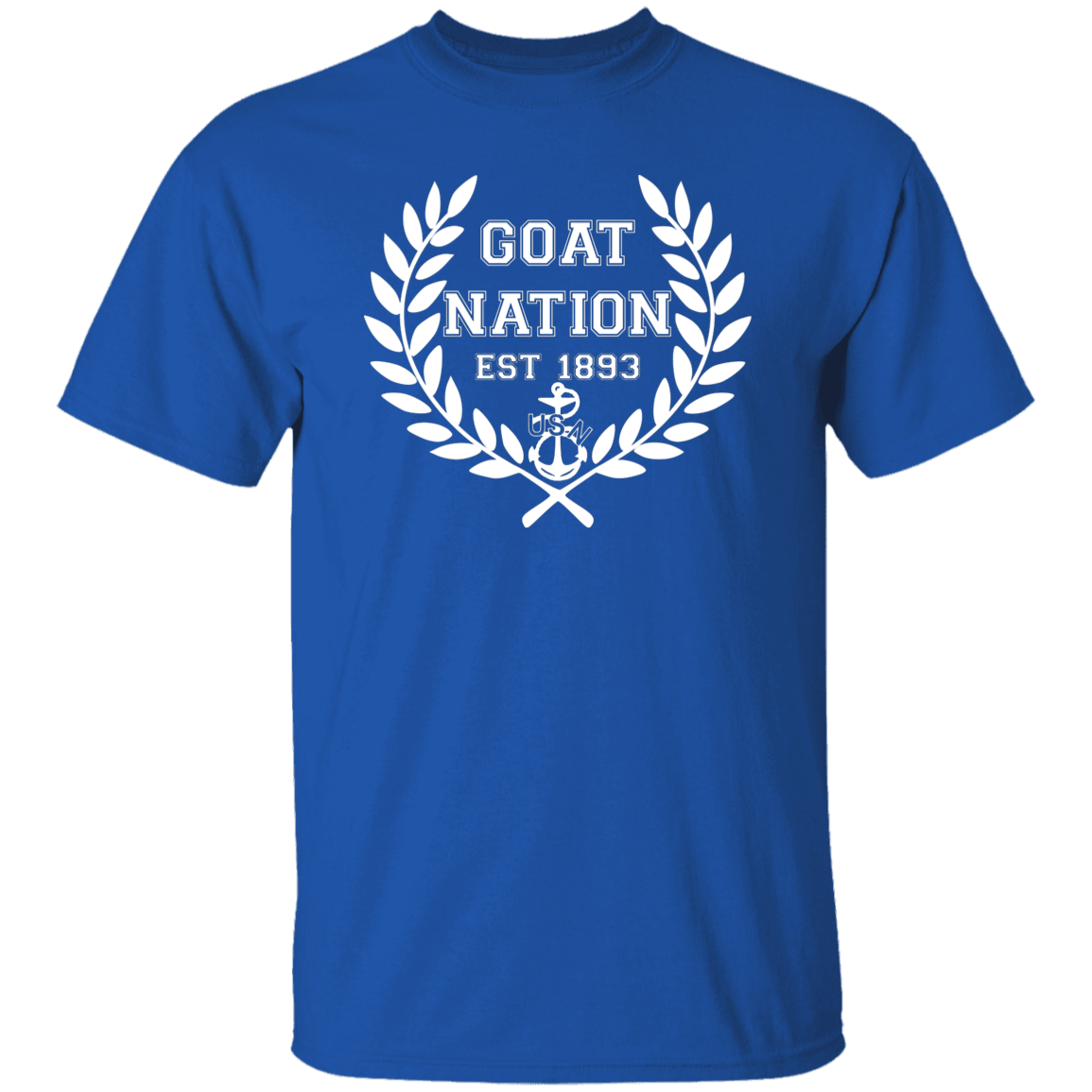 Goat Nation White 5.3 oz. T-Shirt