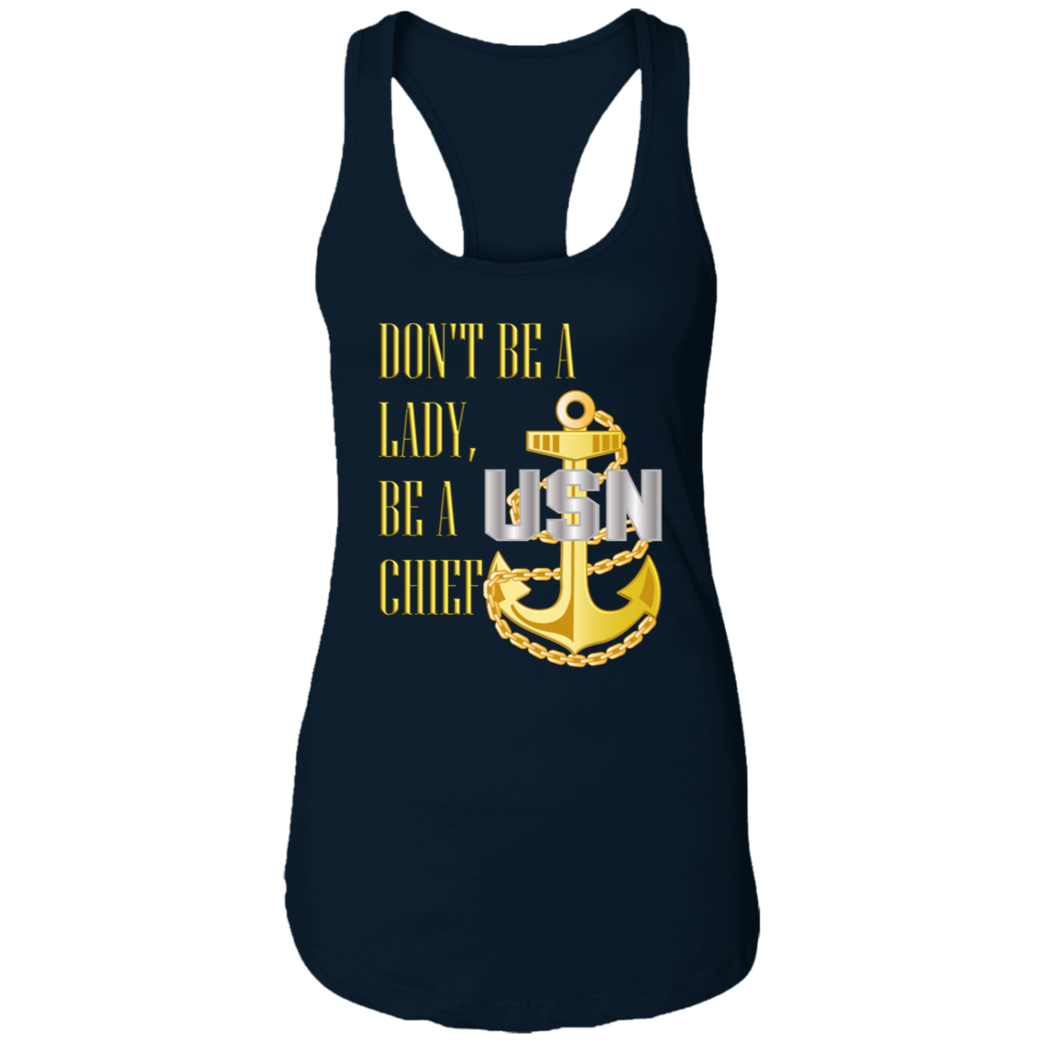 Be A Chief Ladies Racerback Tank