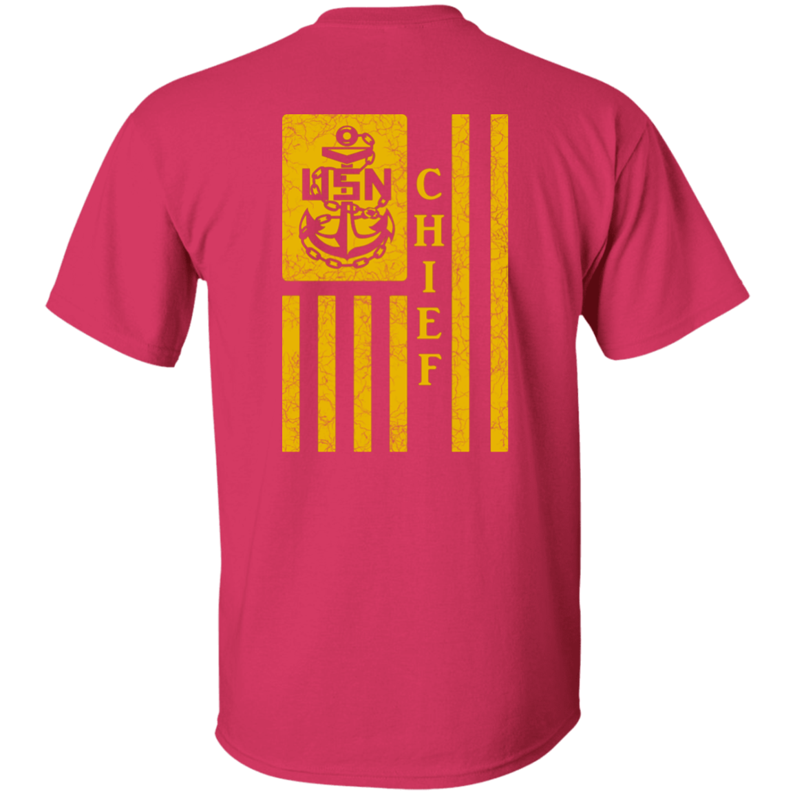 Chief Flag Front and Back 5.3 oz. T-Shirt